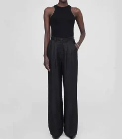 New Debardeur Eva Noir Femme Hauts