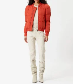 Doudoune Legere Cody Burnt Orange Femme Manteaux & Vestes