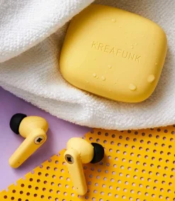 Hot Ecouteurs Sans Fil Asense Soft Yellow Autres Accessoires High-Tech