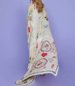 New Etole Assi Beige Femme Écharpes & Étoles