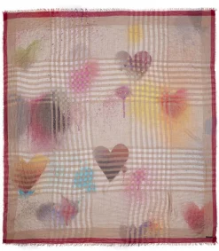 Discount Etole Spray Heart Femme Écharpes & Étoles