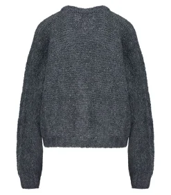 Gilet Zolly Anthracite Chine Femme Mailles & Sweats