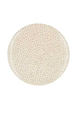 Sale Grande Assiette En Ceramique "Pois Noirs" Assiettes & Plats