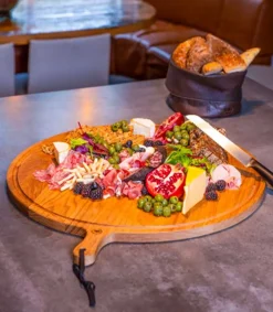 Grande Planche Ronde Bread En Chene Plateaux & Planches