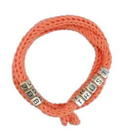 New Grigri Tricotin Jane De Boy Trust Orange Femme Colliers