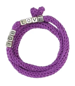 New Grigri Tricotin Jane De Boy Love Violet Femme Colliers