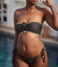 Clearance Haut De Maillot De Bain Eugenie Sparkling Black Femme Maillots De Bain