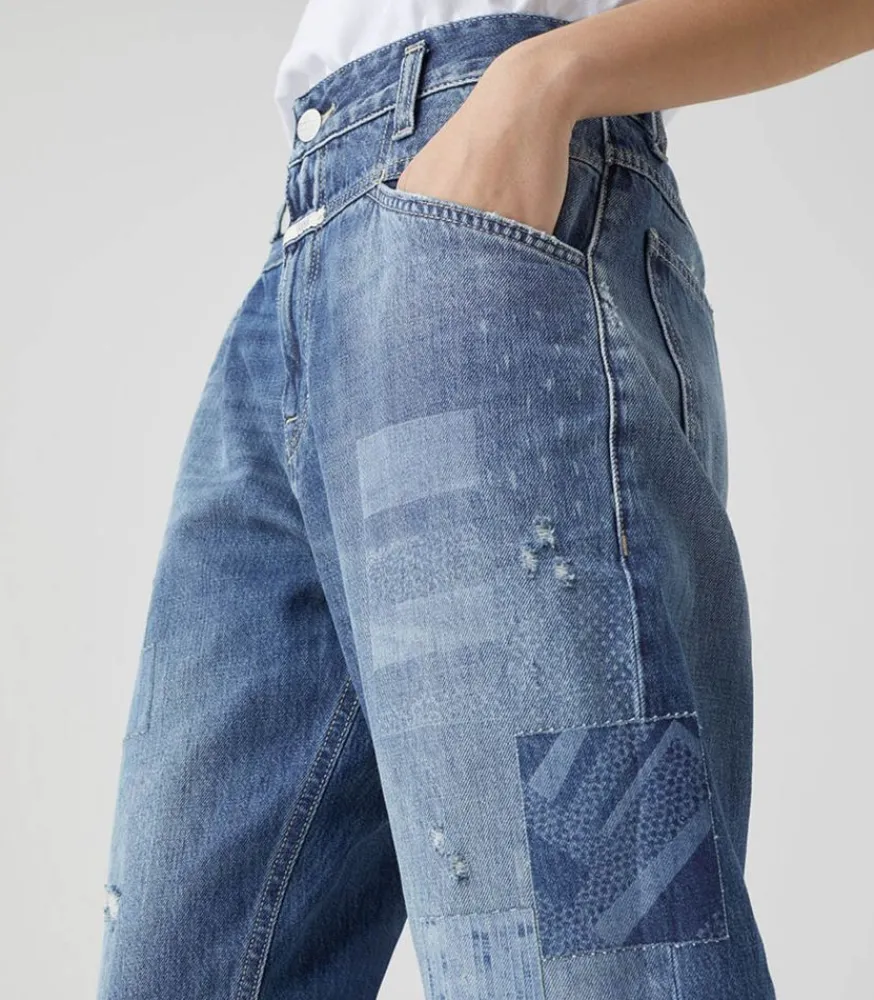 Outlet Jean Boyfriend X-Lent Femme Bas