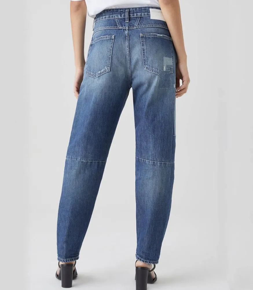 Outlet Jean Boyfriend X-Lent Femme Bas