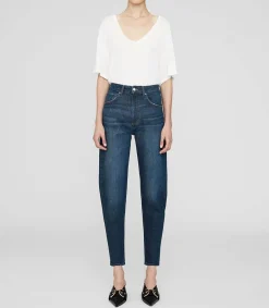 Discount Jean Clyde Washed Blue Femme Bas