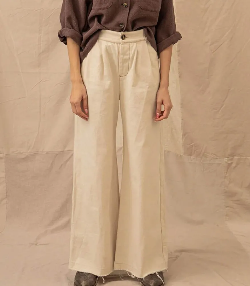 Jean Danny Ecru Femme Bas