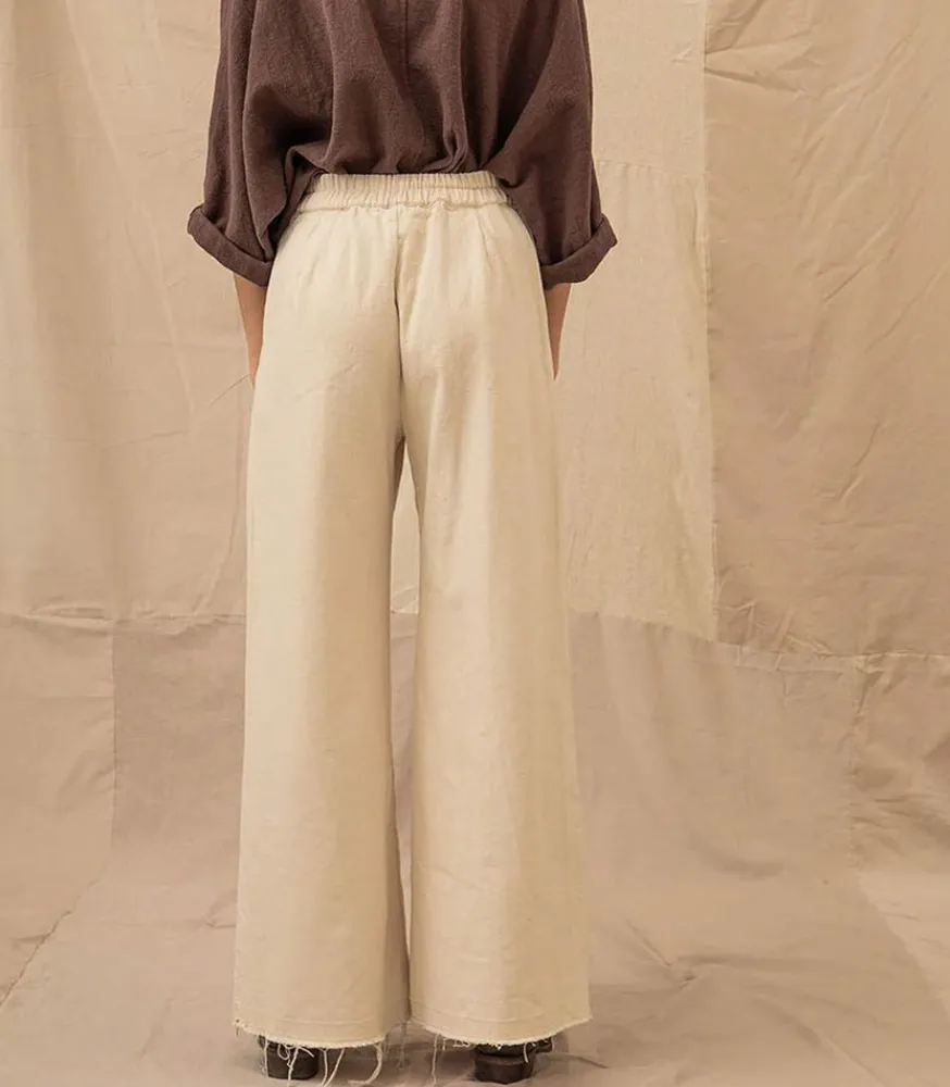 Jean Danny Ecru Femme Bas