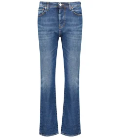 Jean Droit 495 Blue Femme Bas