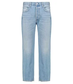 Hot Jean Droit Emery Crop Femme Bas