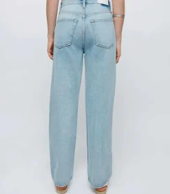 New Jean Droit 90S Low Slung Femme Bas