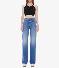 Best Jean Droit The Hustler Roller Heel Tropic Femme Bas