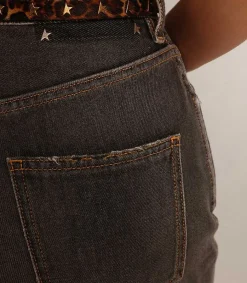 Hot Jean Journey Frida Noir Stonewashed Femme Bas