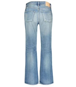 Outlet Jean Mckellar Wide Straight Selvedge Blue Femme Bas