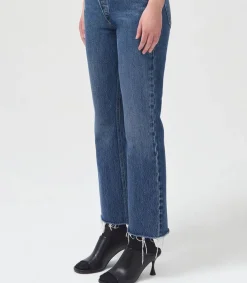 Outlet Jean Mid Rise Relaxed Boot Sphere Femme Bas