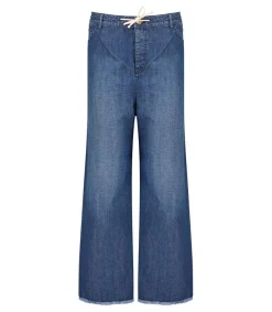 Outlet Jean Oversize Bleu D'Ete Femme Bas