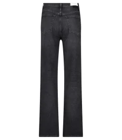 Hot Jean 90S High Rise Loose Faded Coal Femme Bas