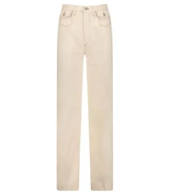 Outlet Jean 70S Pocket Wide Leg Rinsed Birch Femme Bas