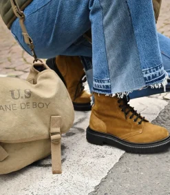 Outlet Jean 70S Ultra High Rise Wide Leg Indigo Femme Bas