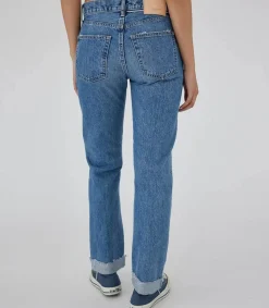 Hot Jean Seagraves Straight Light Blue Femme Bas