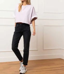 Jean Slim Cropped Le Garcon Pembroke Femme Bas