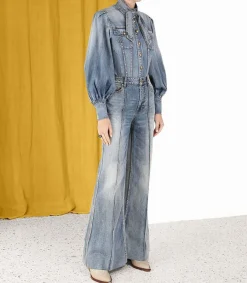 Jean Wide Leg Luminosity Femme Bas