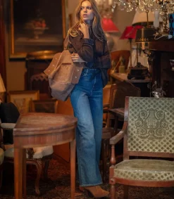 Jean Wideleg Peacock 5 Years Old Femme Bas