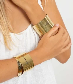 Hot Jonc En Laiton Grave Jane De Boy . Dance. Enjoy Femme Bracelets