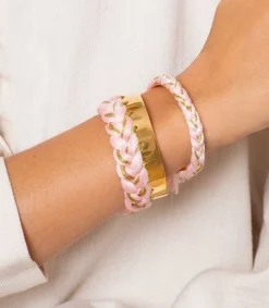 Jonc Fin Copacabana Rose X Jane De Boy Femme Bracelets