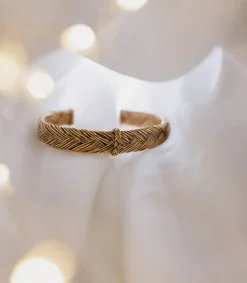 Sale Jonc Icare Dore Femme Bracelets