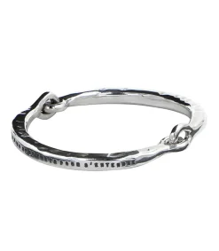 Clearance Jonc Menotte " Les Hommes" Argent Femme Bracelets