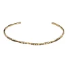 Clearance Jonc Ouvert "Pensee" Vermeil Femme Bracelets