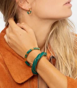 Discount Jonc Positano Emeraude Femme Bracelets