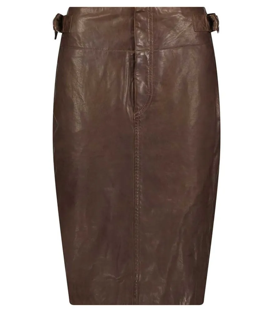 Hot Jupe En Cuir Bertille Femme Bas