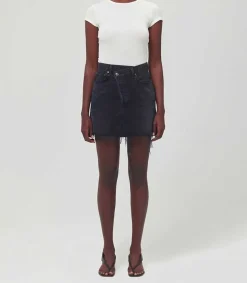 Online Jupe En Jean Criss Cross Hitchhike Femme Bas