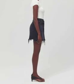 Online Jupe En Jean Criss Cross Hitchhike Femme Bas