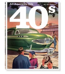 Hot Livre All-American Ads Of The 40S Beaux Livres