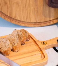 Sale Longue Planche Rectangulaire Bread En Chene Plateaux & Planches