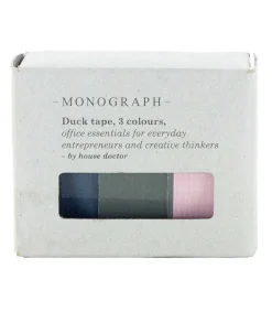 Hot Lot De 3 Rubans Adhesifs Gris, Vert Et Rose Petite Papeterie