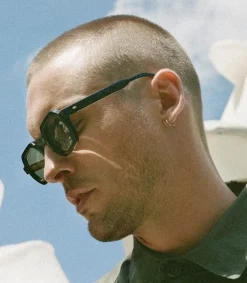 Lunettes De Soleil Darren Noir Femme Lunettes