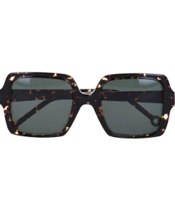 Sale Lunettes De Soleil Eleonore Noir / Jaune Havane Femme Lunettes