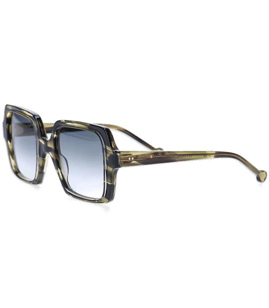 Online Lunettes De Soleil Eleonore Vert Olive Femme Lunettes