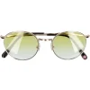 Hot Lunettes De Soleil Ro.206 Or Rose Verres Jaunes Femme Lunettes