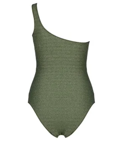 Discount Maillot De Bain Une Piece Lauria Kaki Shiny Femme Maillots De Bain