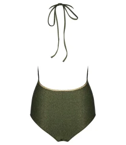 Sale Maillot De Bain Une Piece Gilda Kaki Femme Maillots De Bain