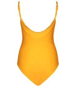 New Maillot De Bain Une Piece Bright Marigol Femme Maillots De Bain